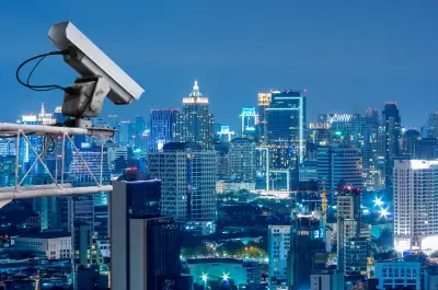 CCTV video surveillance system with analog and IP cameras