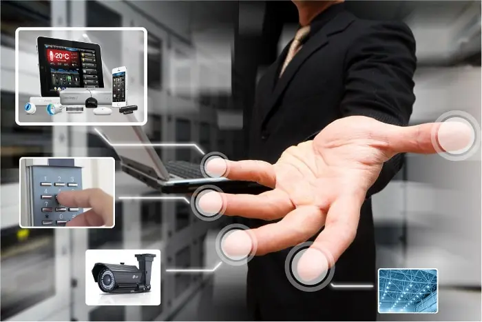 Control and automation devices in an electrical installation